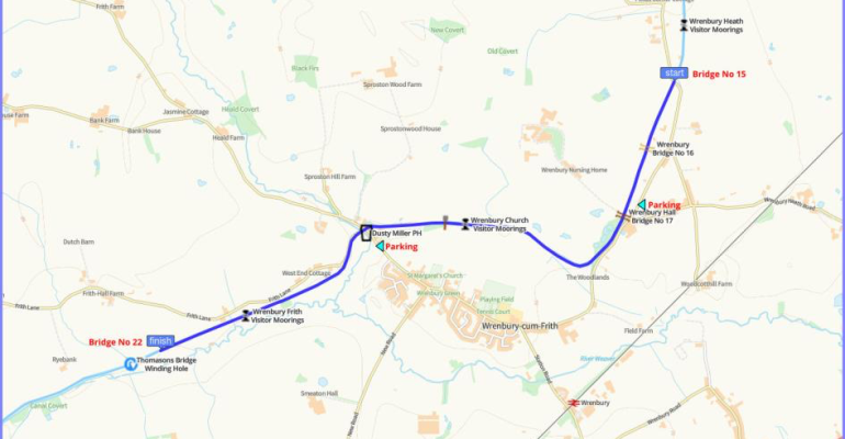 Llangollen Canal – Wrenbury Hall & Cotton Arms